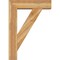 Ekena Millwork Traditional Block Rough Sawn Bracket w/ Offset Brace, Western Red Cedar, 8"W x 30"D x 42"H BKT0806X30X42TRA05RWR - alternate 3